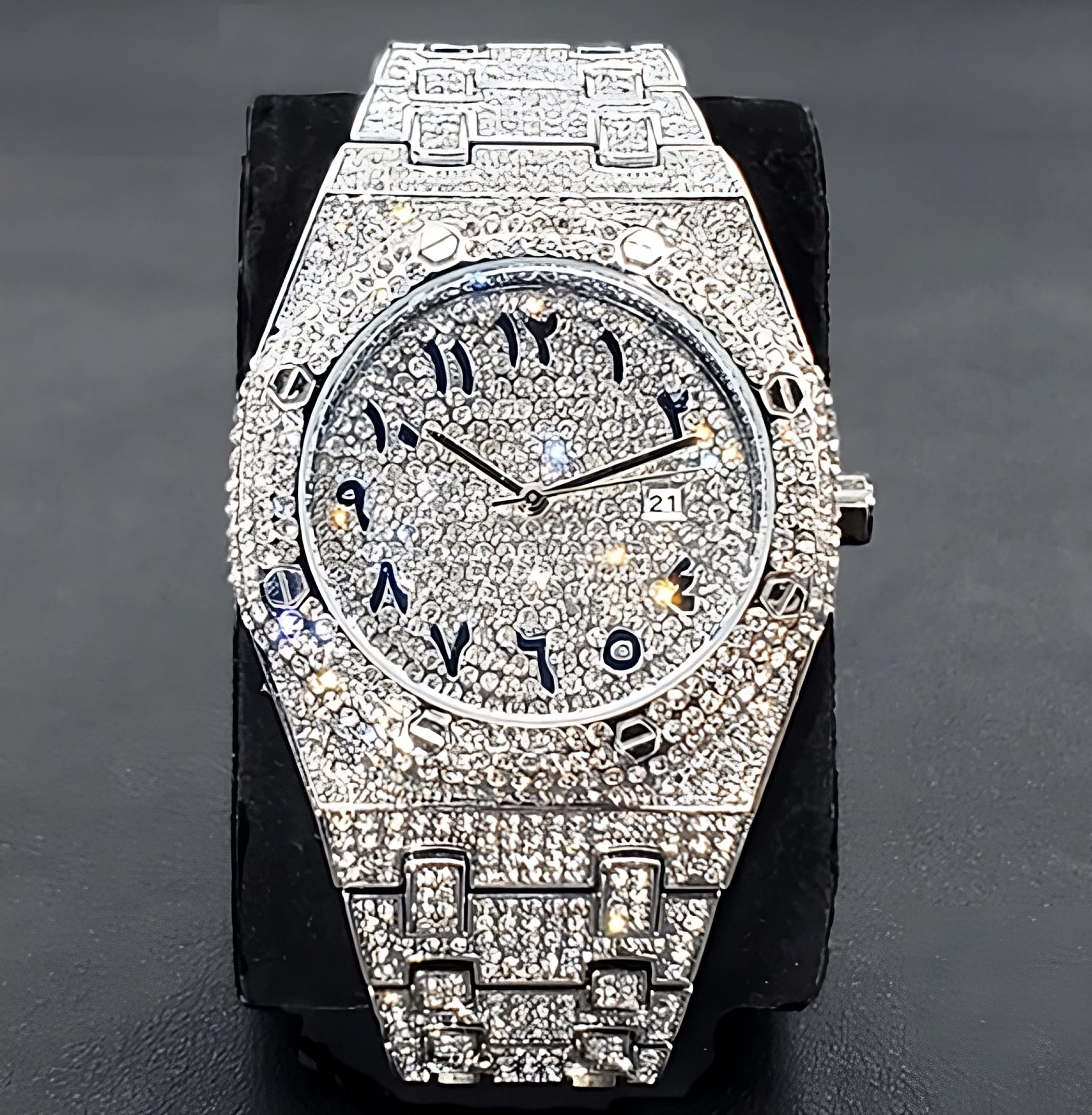Jet Setter Rooster diamond watch