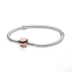 Coy Barrell Snake Chain Bracelet - Rose Gold