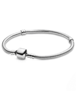 Coy Barrell Snake Chain Bracelet - Silver