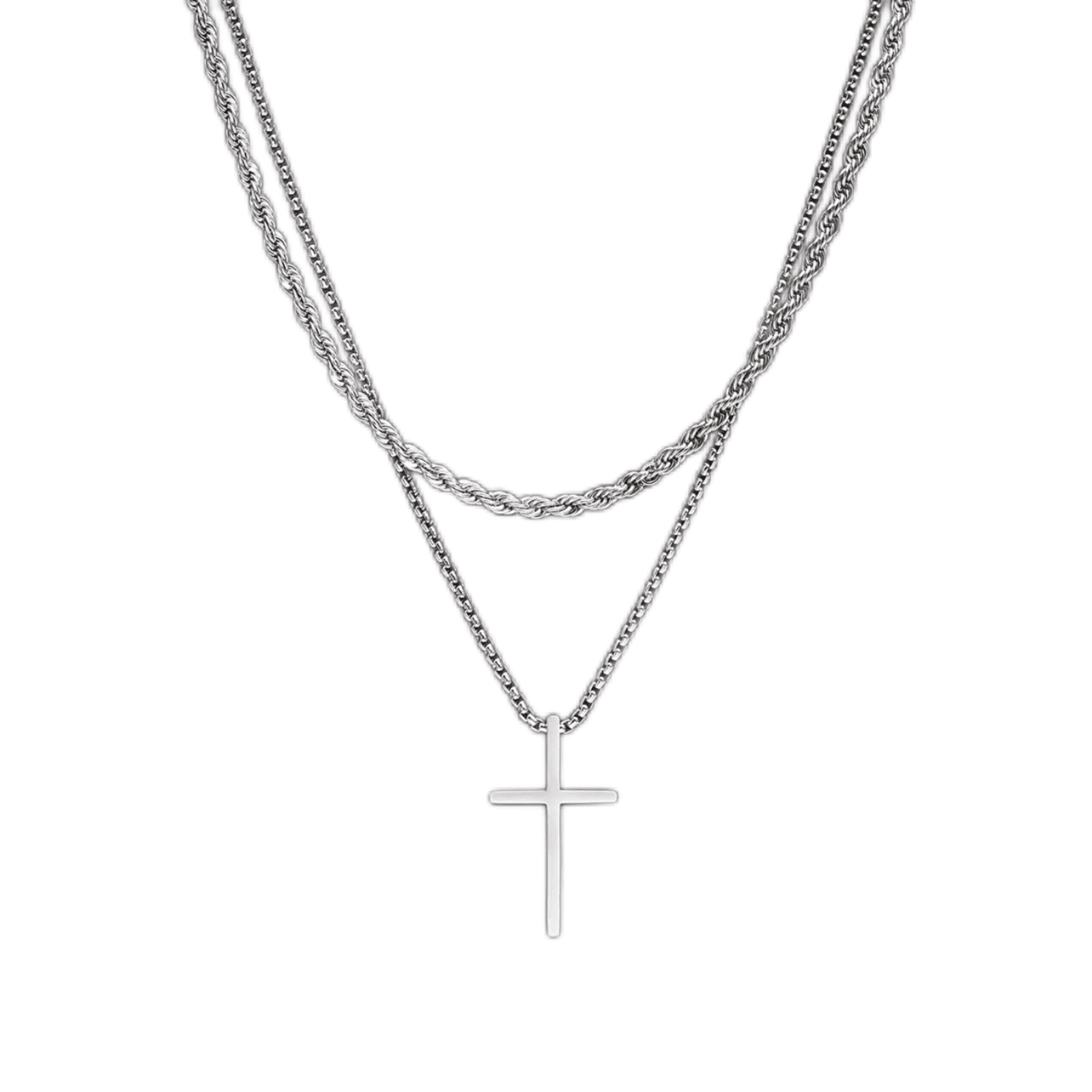 Cross Stainless Steel Necklace & Pendant